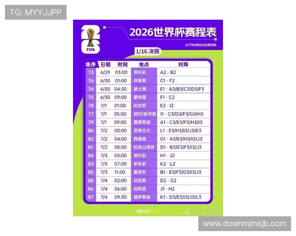 2026美加墨世界杯赛程表图片免费下载及比赛日程安排全攻略 2026美加墨世界杯赛程表图片免费下载及比赛日程安排全攻略